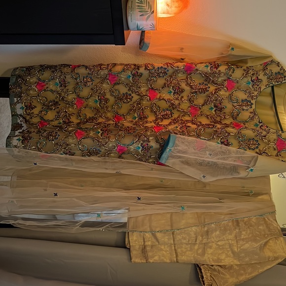 pakistani outfit, full set. size Large - Picture 3 of 4